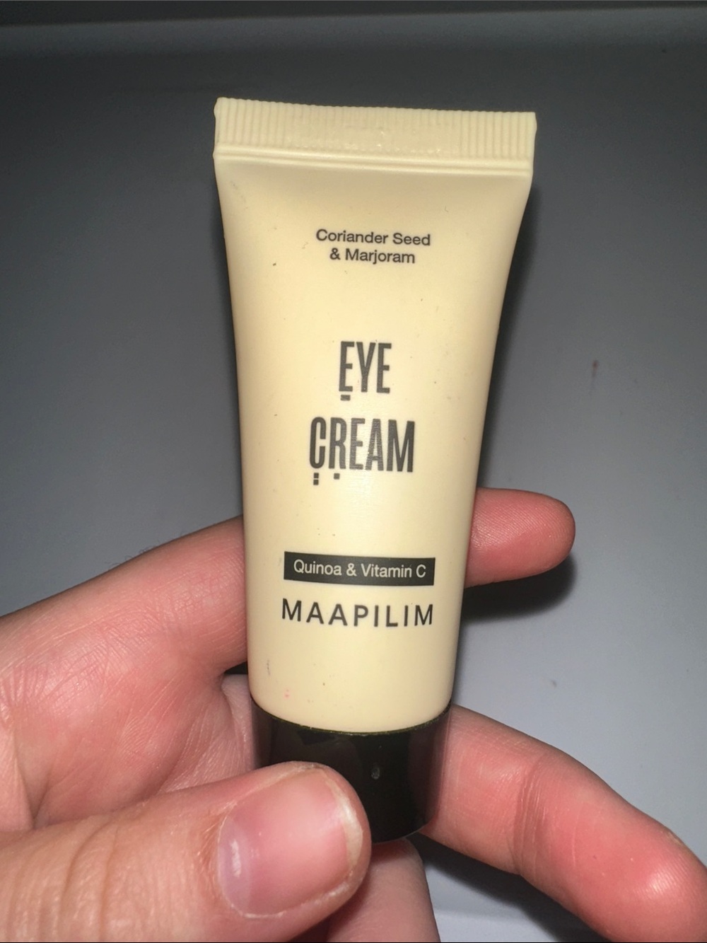 Maapilim Eye Cream - Cream Tube with Black Cap